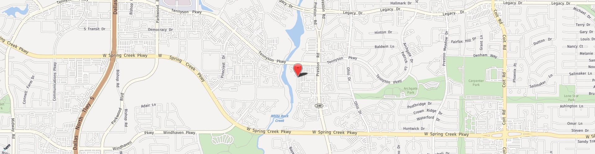 Location Map: 5040 Tennyson Parkway Plano, TX 75024